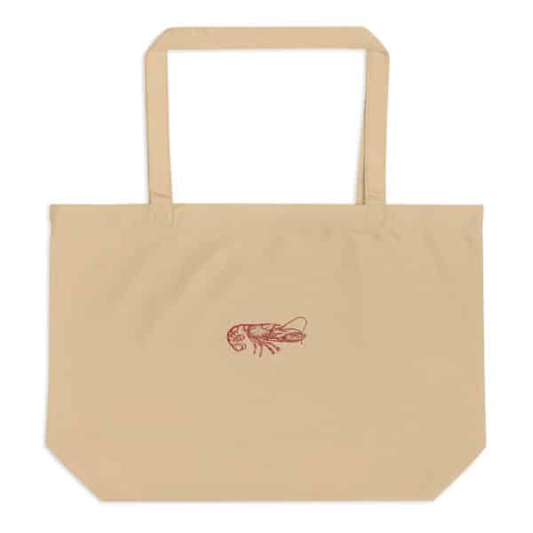 Lobster Large organic tote bag